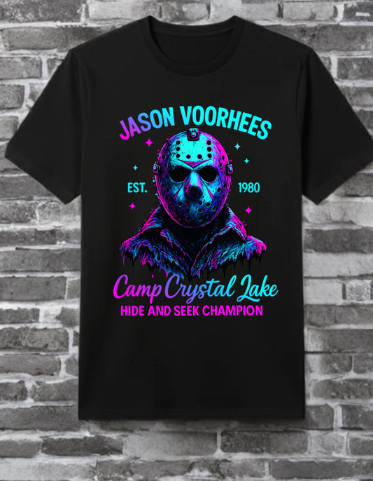 Hide and Seek Champion | The Voorhees "Crystal Lake" Tee