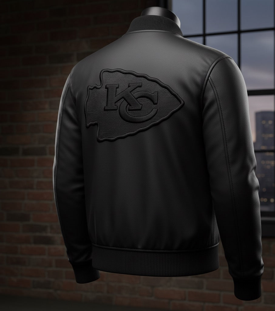 NFL Blackout Lambskin leather Jacket