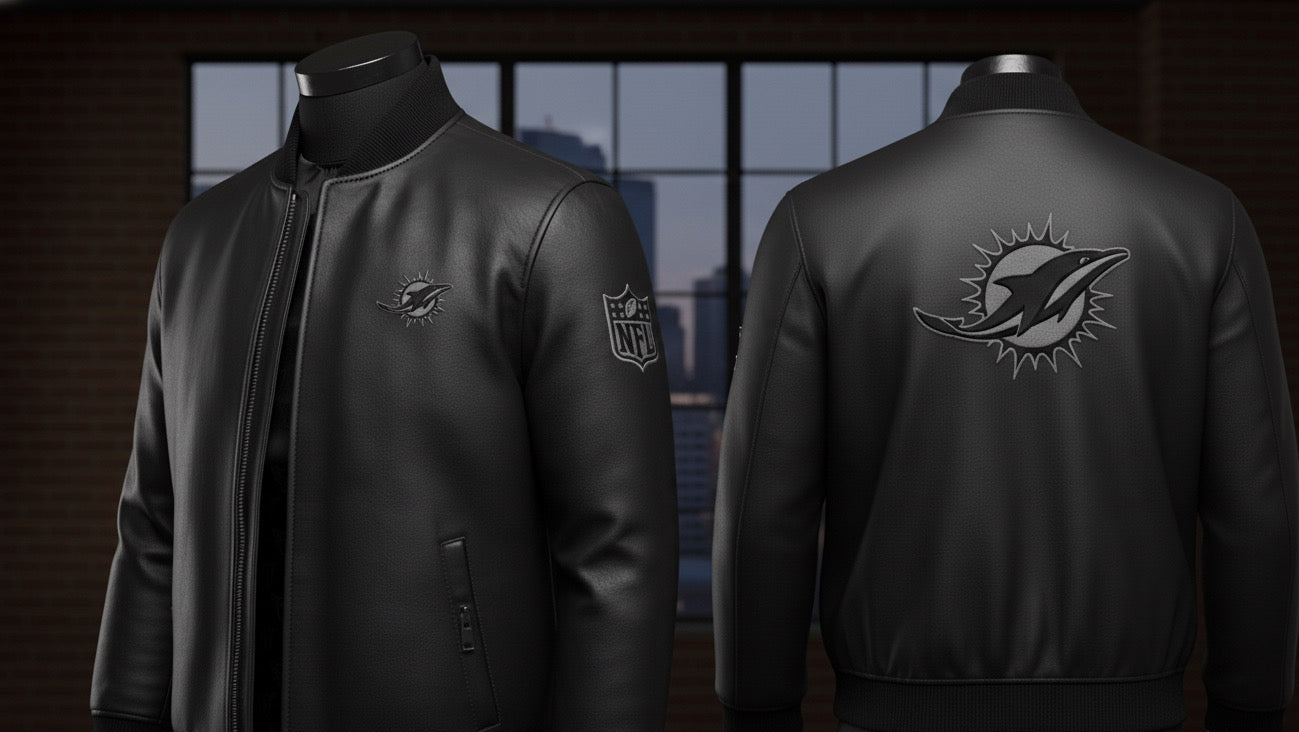 NFL Blackout Lambskin leather Jacket