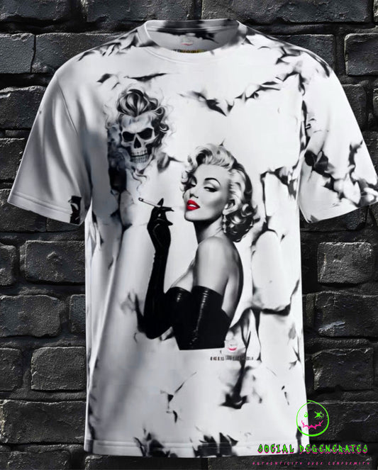 The "Norma Jean" All-Over Splatter Tee