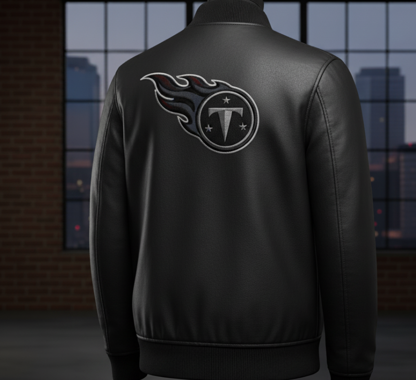 NFL Blackout Lambskin leather Jacket