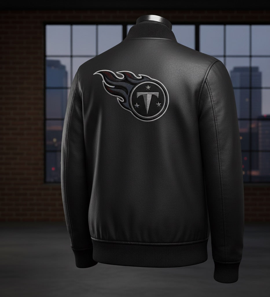 NFL Blackout Lambskin leather Jacket