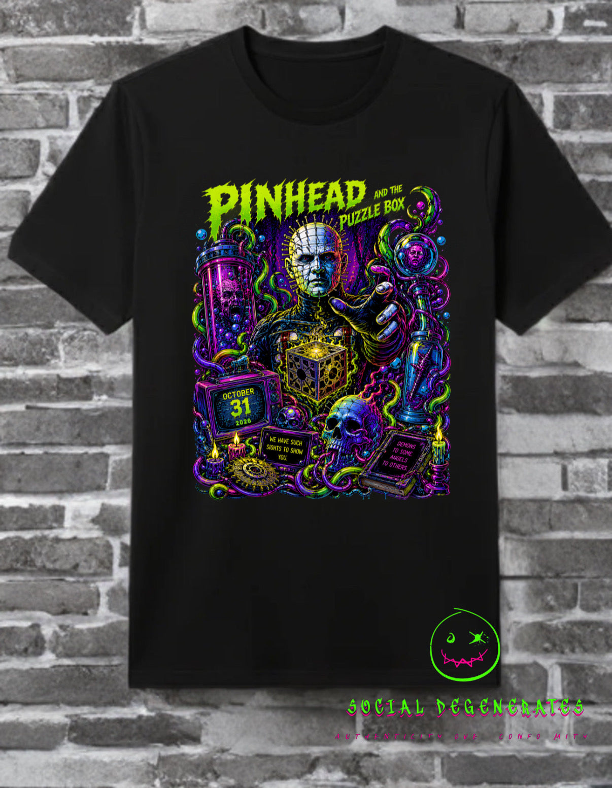 PINHEAD AND THE PUZZLE BOX T-SHIRT