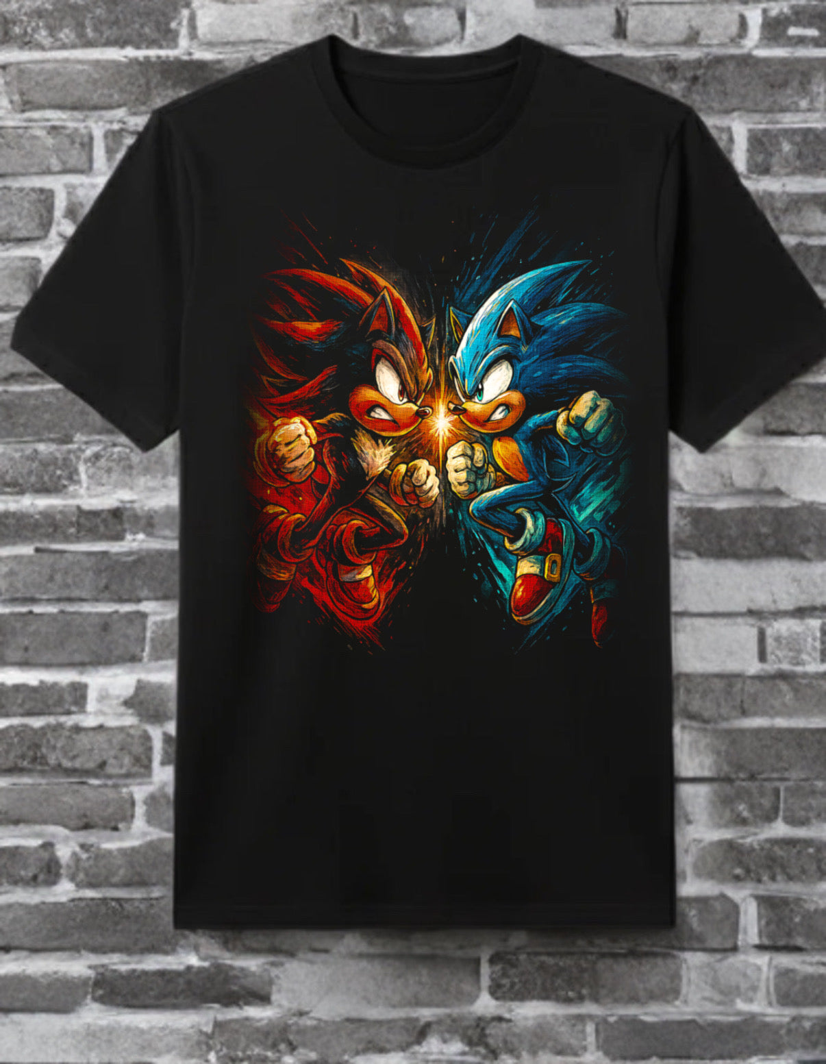 COLLISION COURSE: SONIC VS. SHADOW