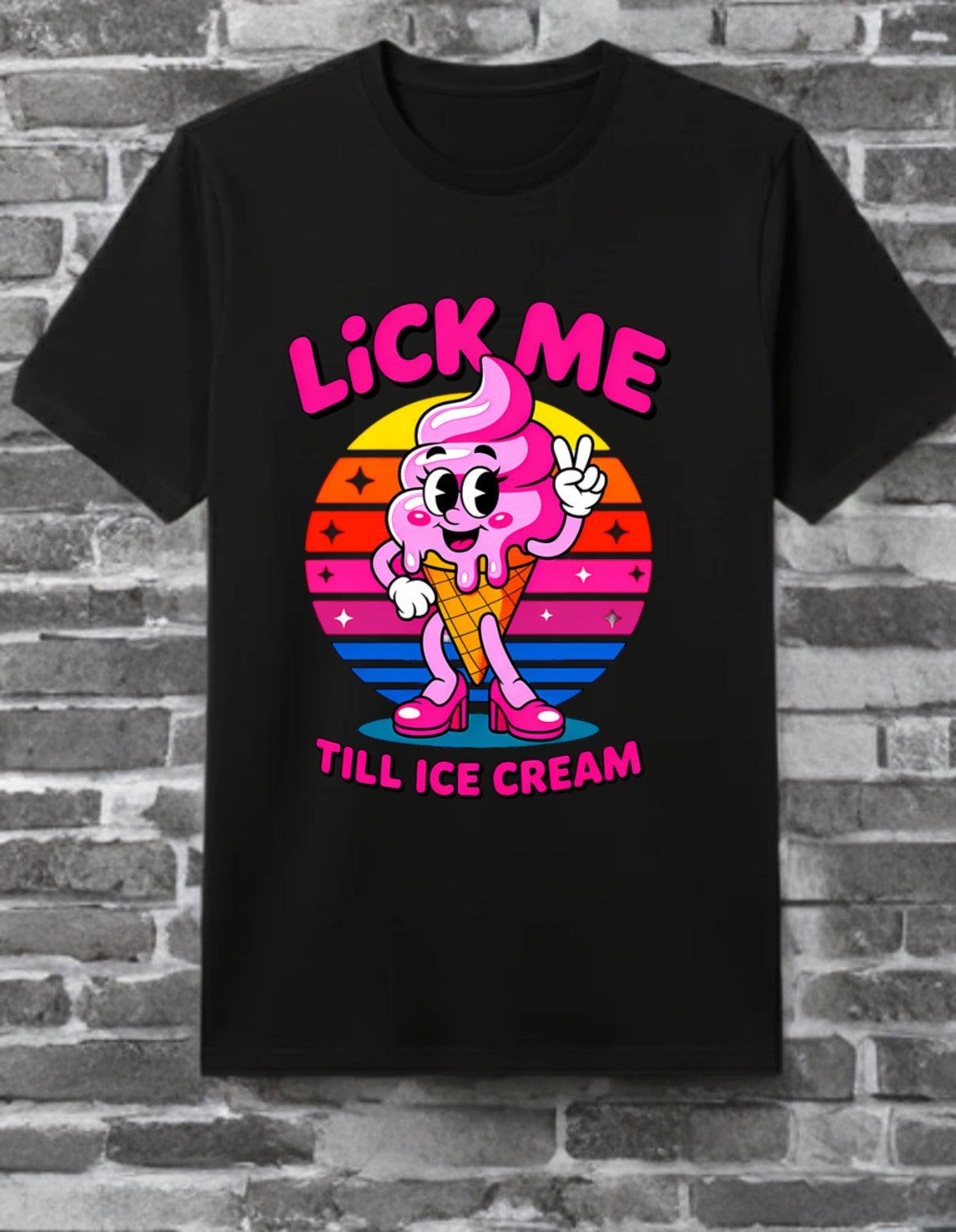 Sweet & Sinister | The "Lick Me" Retro Tee