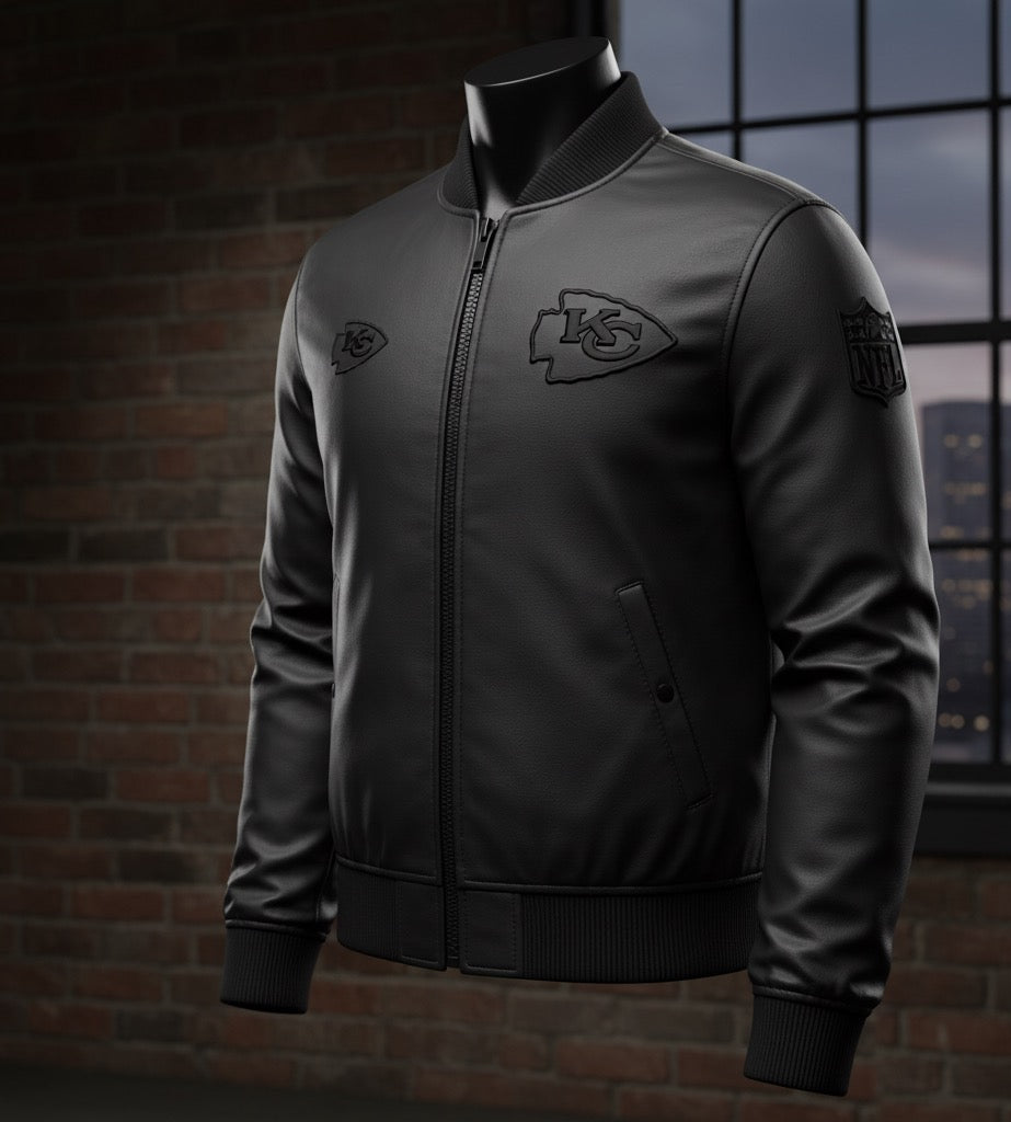 NFL Blackout Lambskin leather Jacket