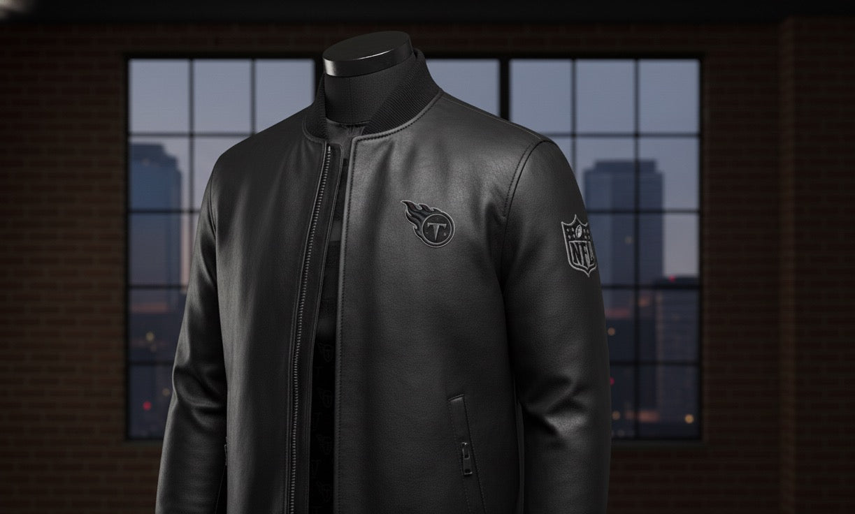 NFL Blackout Lambskin leather Jacket