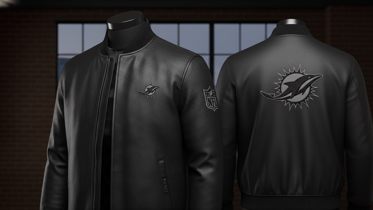 NFL Blackout Lambskin leather Jacket