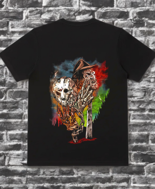 Freddy vs. Jason: The "Restraining Order" Graphic Tee