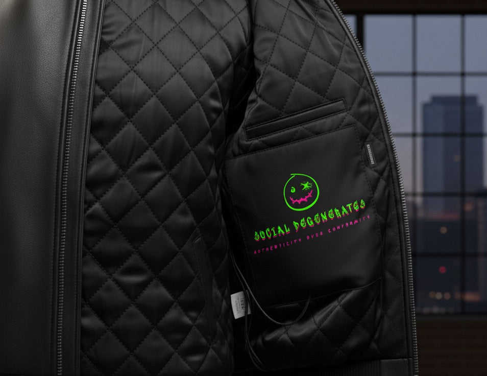 NFL Blackout Lambskin leather Jacket