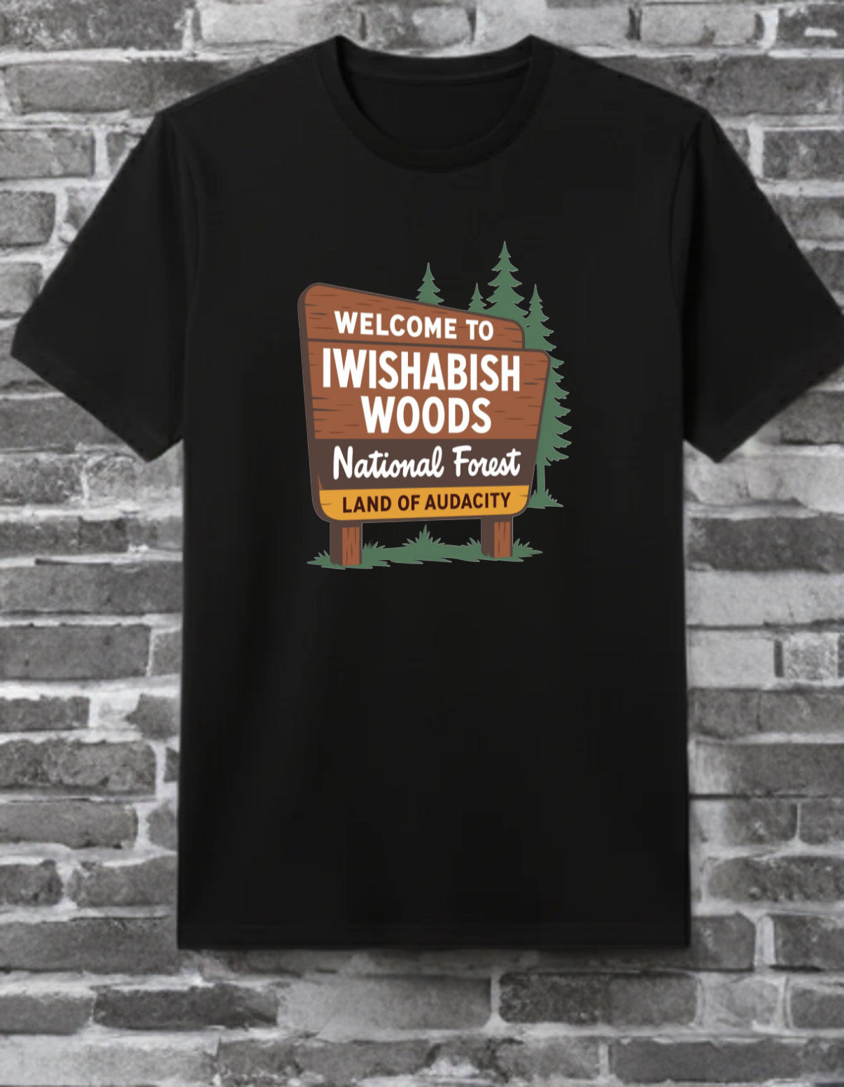 IWISHABISH WOODS Tee | Social Degenerates