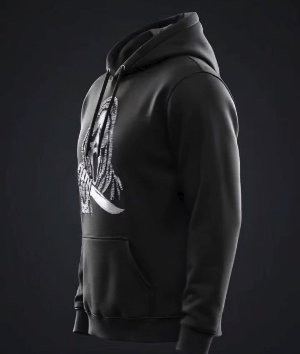 Ghostface Rhinestone Hoodie – "What's Your Favorite Scary Movie?"
