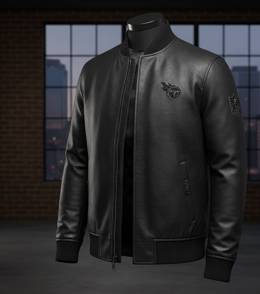 NFL Blackout Lambskin leather Jacket