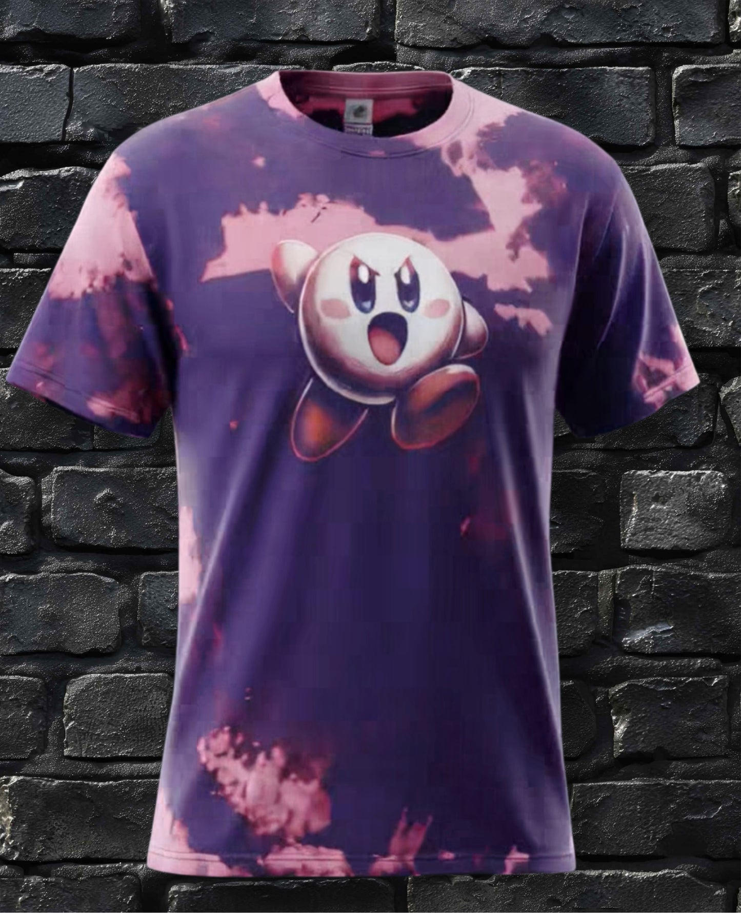 "POYO!" — ACID WASH KIRBY TEE