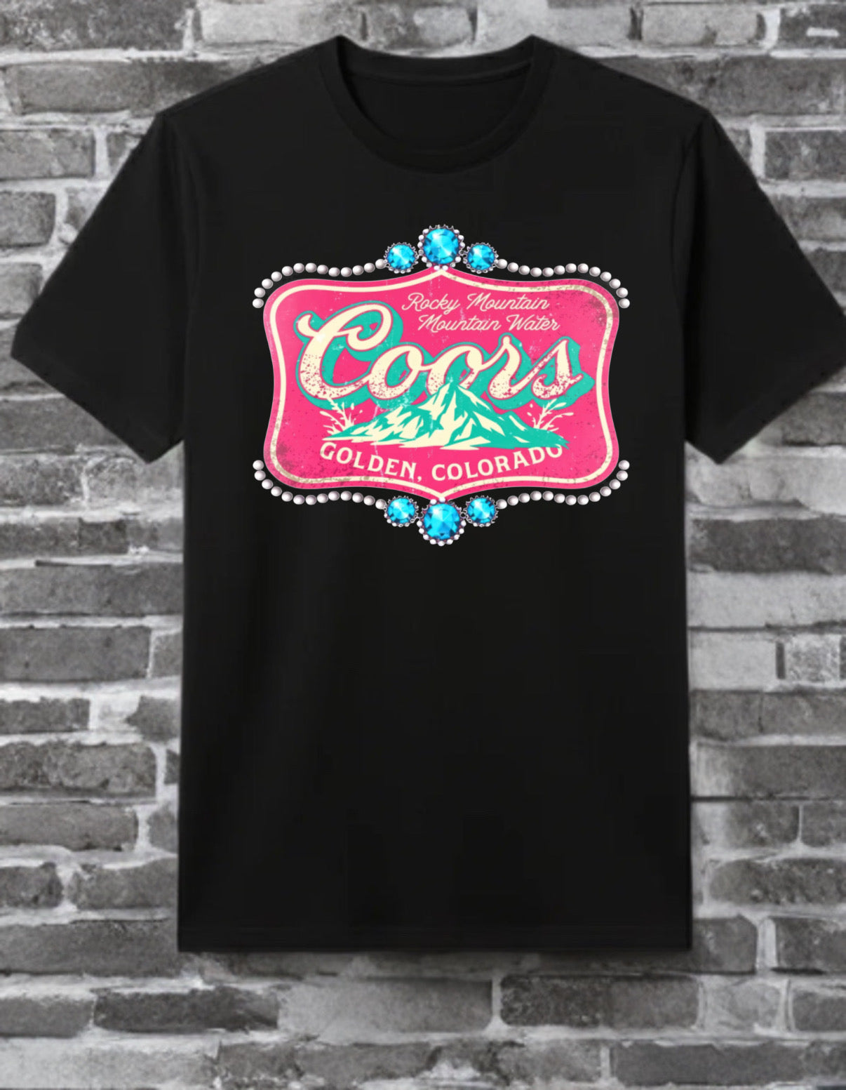 The "Rocky Mountain Retro" Tee – Midnight Edition 🏔️🔥