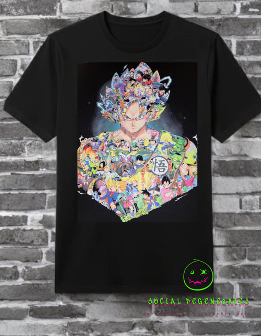The Ultimate Saiyan Legacy Tee – Social Degenerates Exclusive