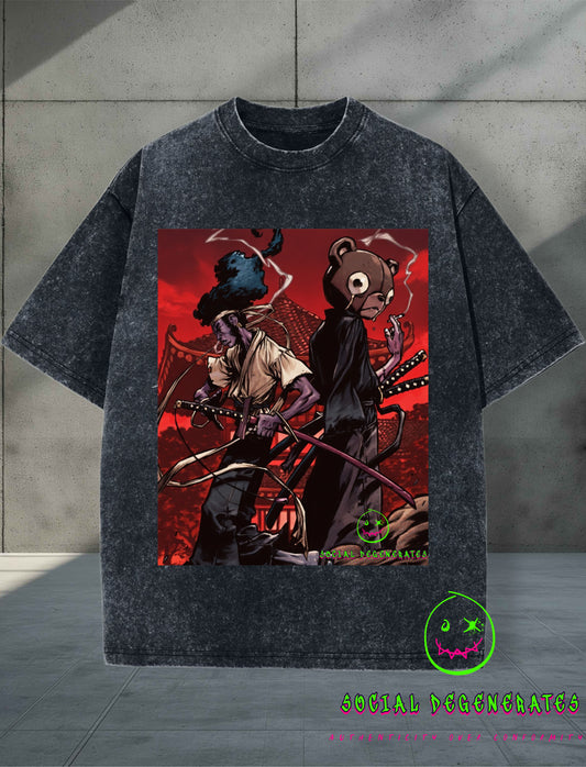 BLOOD & BLADES Afro Samurai Vintage Tee
