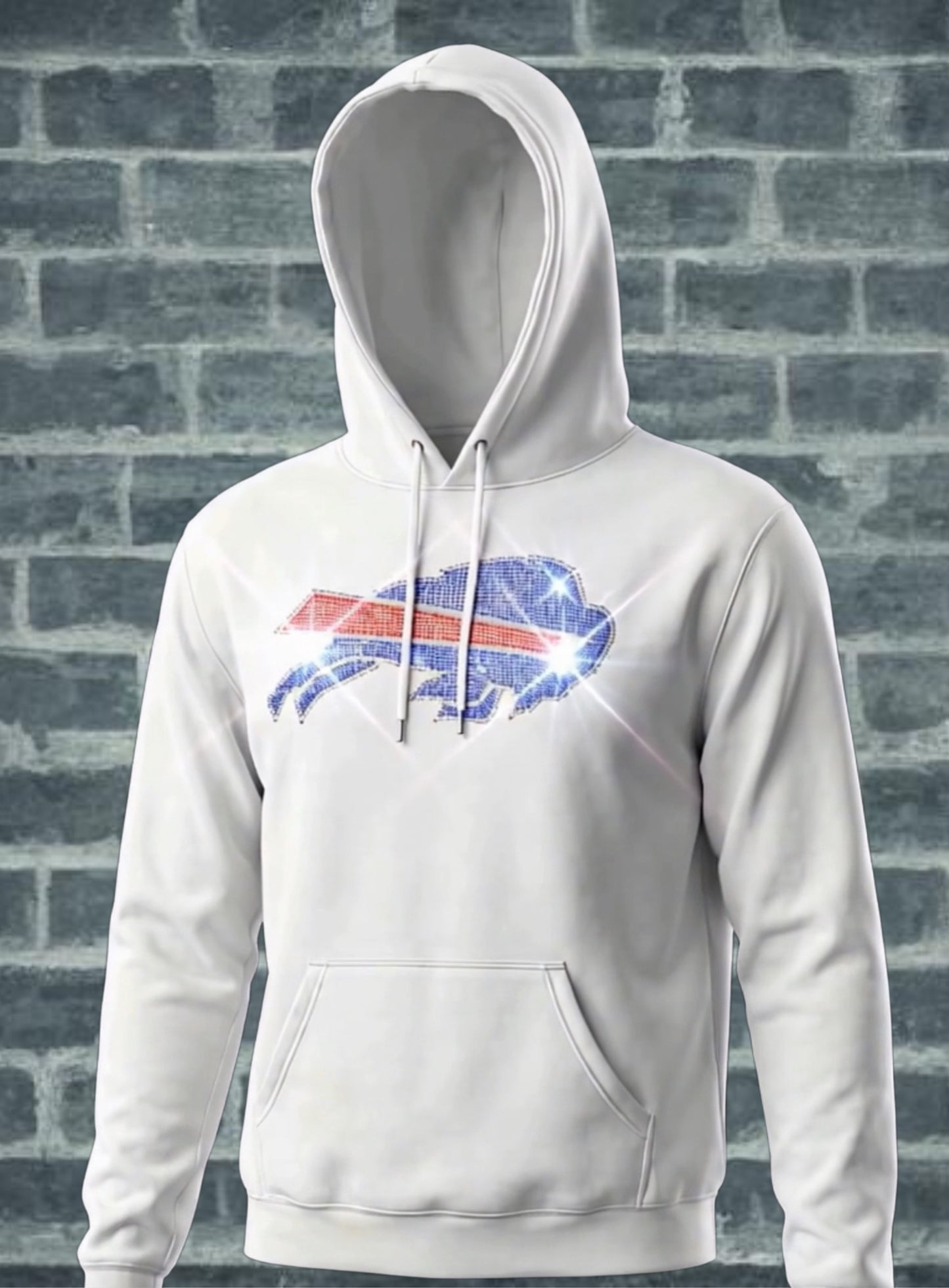 The "Table Smasher" Bling Hoodie BUFFALO